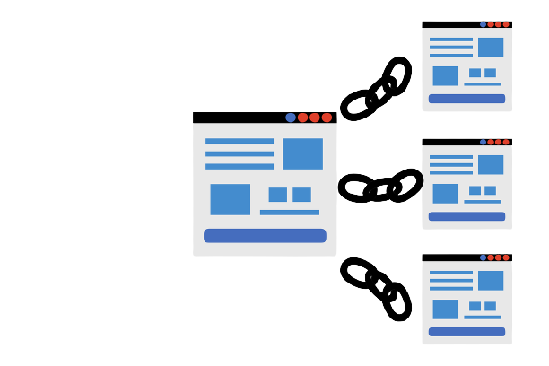 lien externes entre plusieurs sites